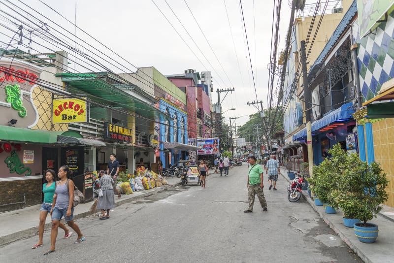 Angeles City Red Light District Philippines Editorial Photo Image Of