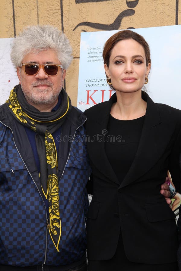 Pedro Almodovar, Angelina Jolie at the Golden Globe Foreign-Language Nominees Seminar, Egyptian Theater, Hollywood, CA 01-14-12. Pedro Almodovar, Angelina Jolie at the Golden Globe Foreign-Language Nominees Seminar, Egyptian Theater, Hollywood, CA 01-14-12