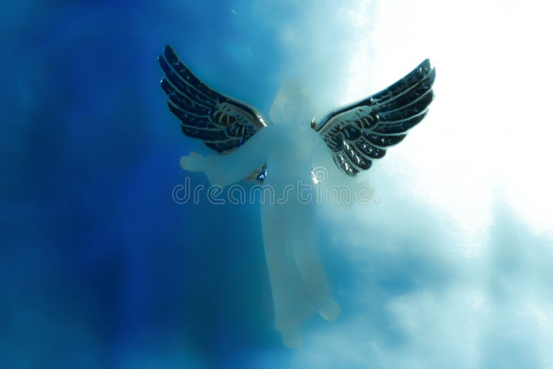 Angelo nel cielo immagini stock Angelo nel cielo immagini stock