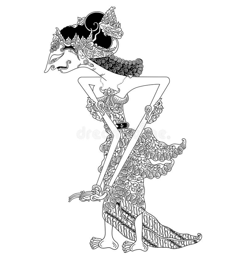 mewarna wayang kulit