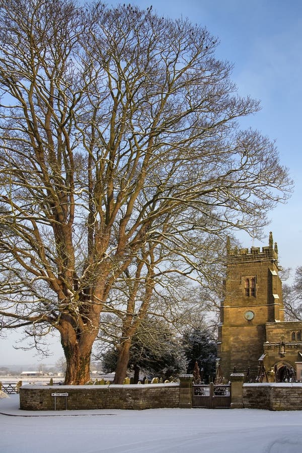 Angielski Farny kościół North Yorkshire, Anglia -