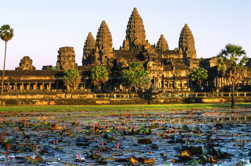 angkor Cambodia wat słońca obraz royalty free angkor Cambodia wat słońca obraz royalty free