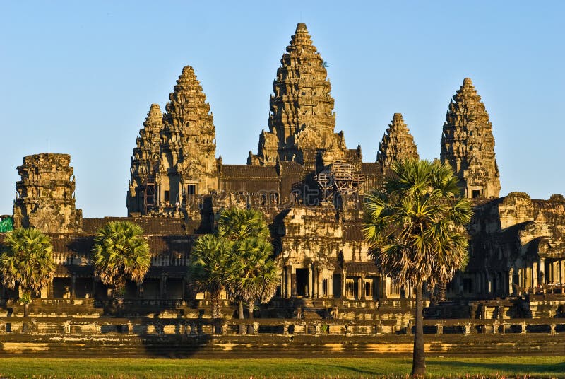 Angkor Wat at sunset, Cambodia.