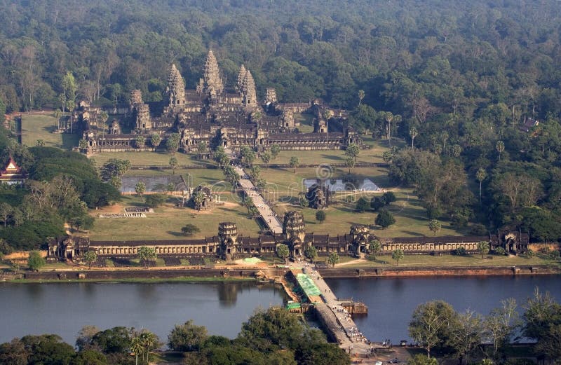 Angkor Wat Aerial View