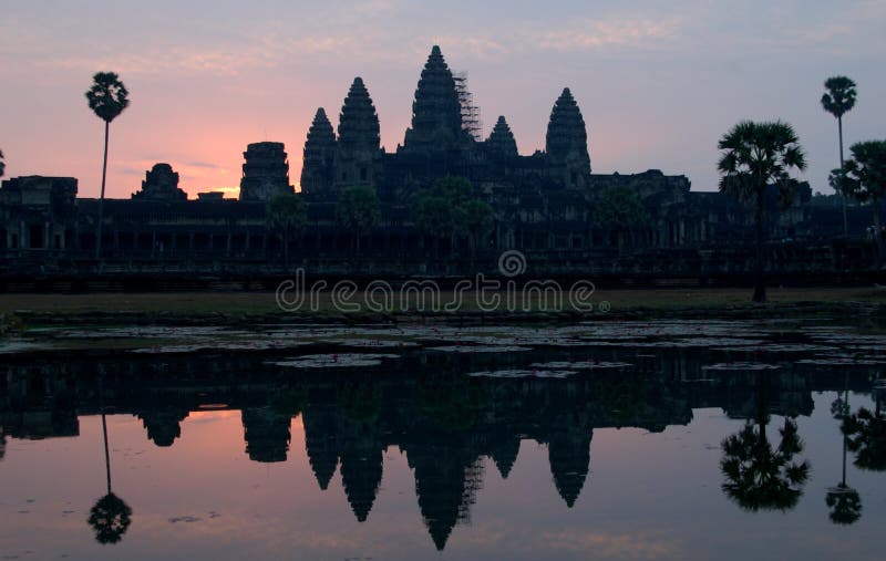 Angkor Wat Cambodia at sunrise