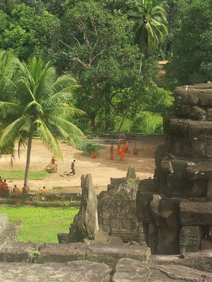 Angkor Wat temple royalty free stock photos