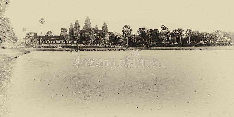 Angkor Wat Temple at sunset, Siem reap, Cambodia. Angkor Wat Temple at sunset, Siem reap, Cambodia