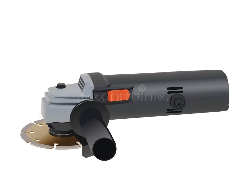 Angle grinder vector illustration