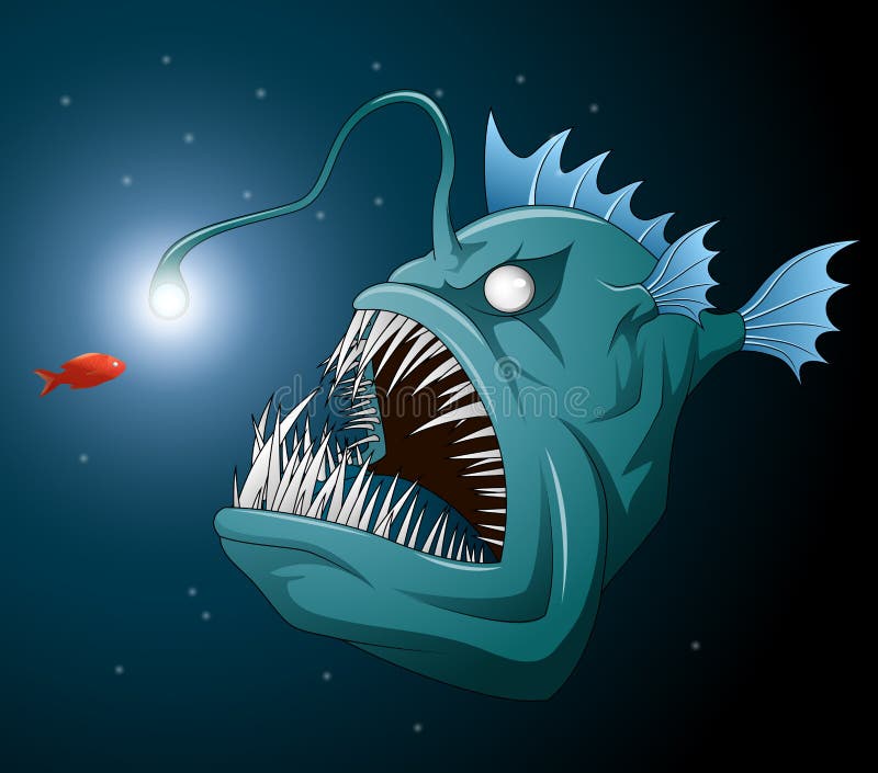 Anglerfish Mouth Stock Illustrations – 130 Anglerfish Mouth Stock  Illustrations, Vectors & Clipart - Dreamstime