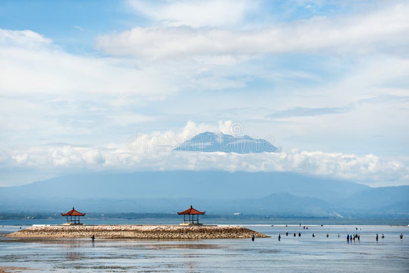 Anglers at the sanur beach