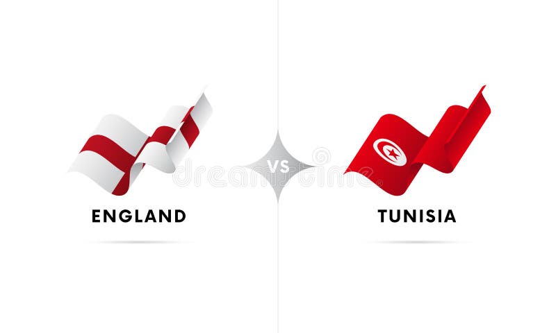 Anglia versus Tunezja Futbol również zwrócić corel ilustracji wektora royalty ilustracja Anglia versus Tunezja Futbol również zwrócić corel ilustracji wektora royalty ilustracja