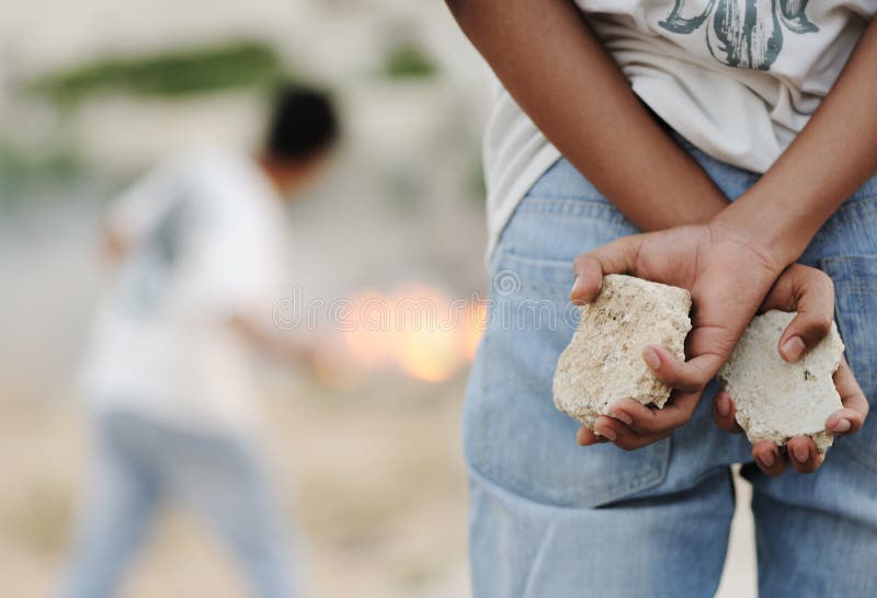 Angrey kid in gaza