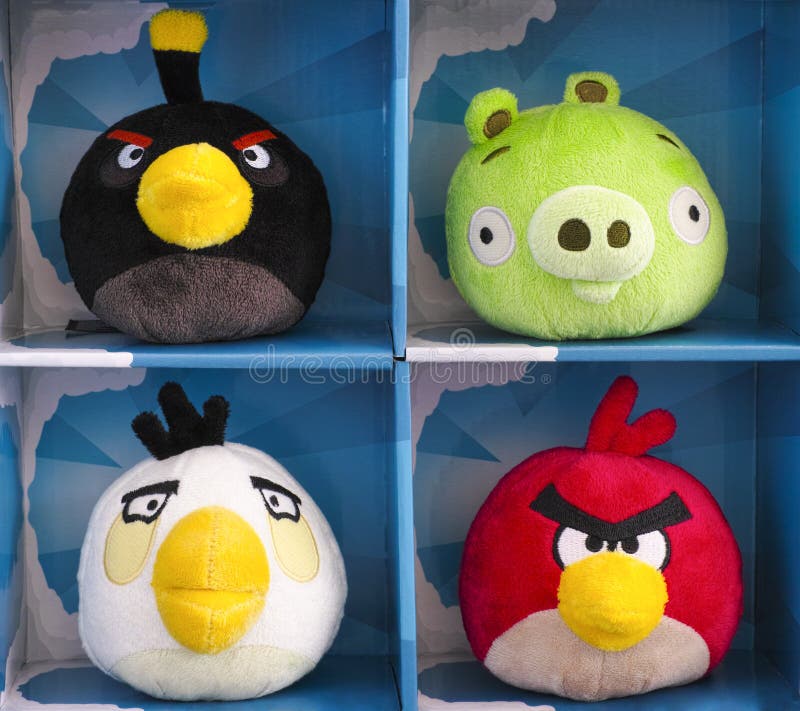 Angry Birds Collectible Plush 4 Pack Stock Photos - Free & Royalty-Free ...