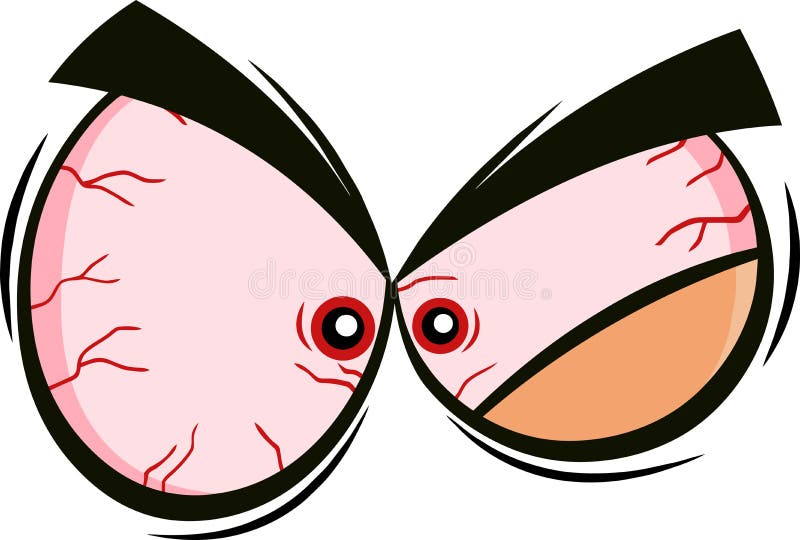 Cartoon Eyes 2. Collection Set Stock Vector Illustration of sneaky
