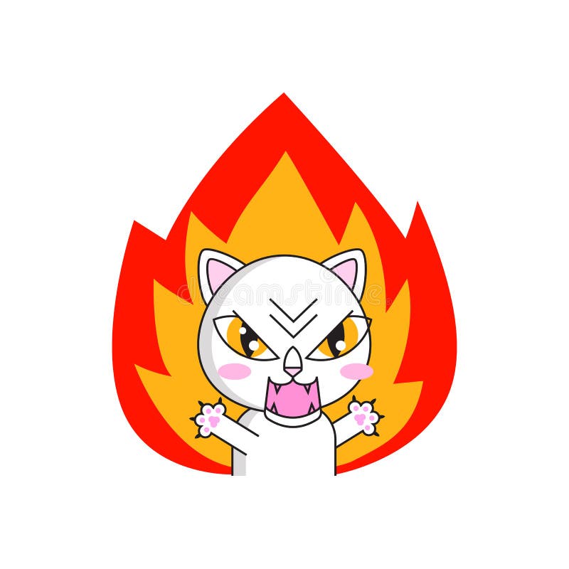 Angry, cat, crayzy, emoji, mad, rage, sticker icon - Download on Iconfinder