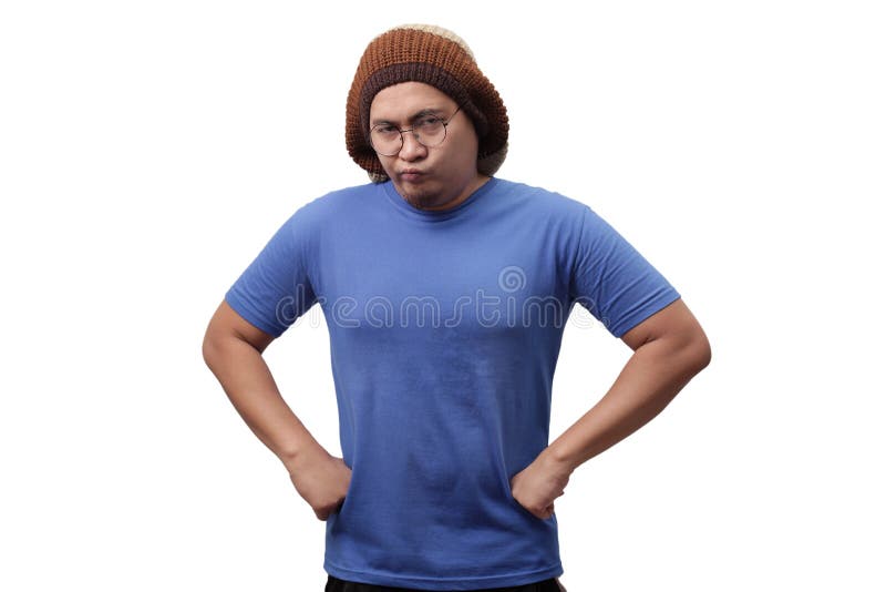 Angry Cynical Asian Man Expression stock photography Angry Cynical Asian Man Expression stock photography