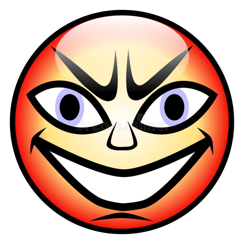 Angry face stock illustration. Illustration of clipart - 27353370