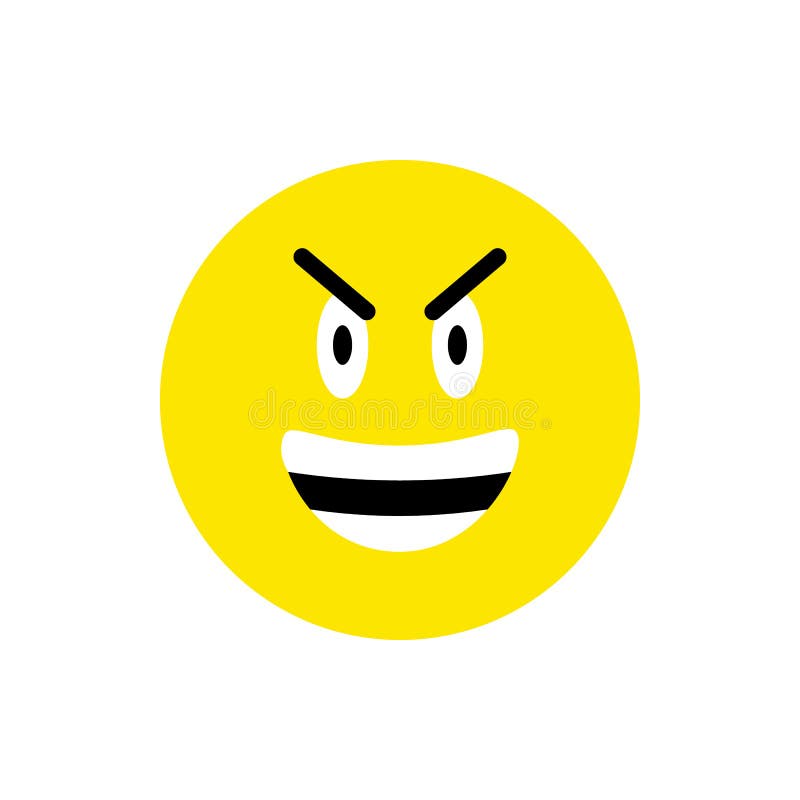 Yellow Cartoon Face Shocked Emoji People Emotion Icon Stock Vector