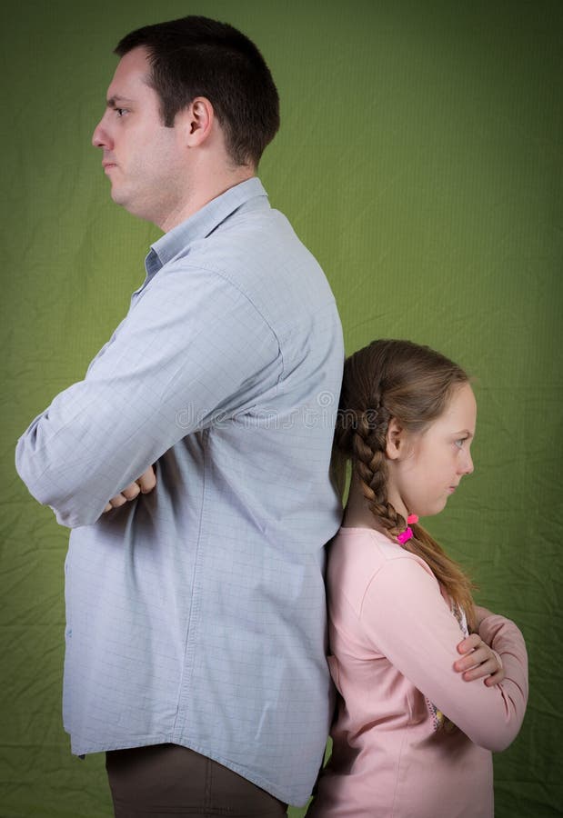 Angry Father And Daughter Stock Image Image Of Feeling 64783019