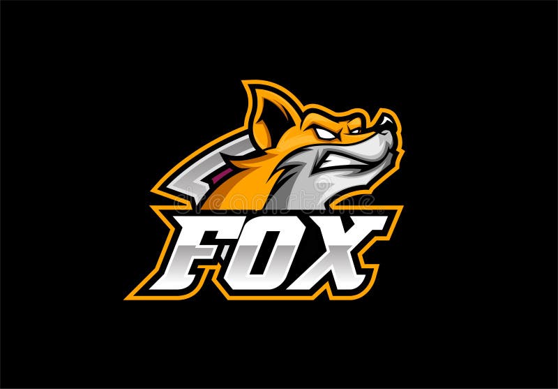 Angry Fox Mascot Logo Design Stock Vector Illustration Of Mascot