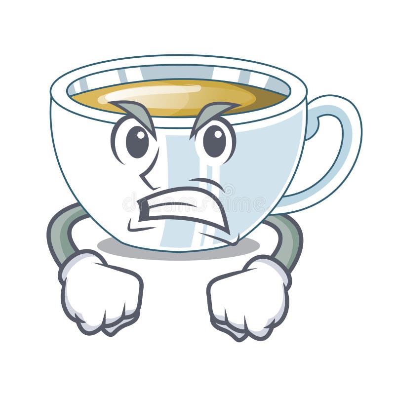 Angry Ginger Mascot Cartoon Style Stock Vector Illustration of