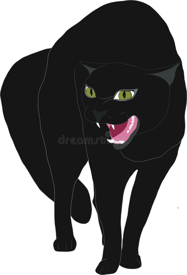 Black cat with arched back line and solid icon, halloween concept