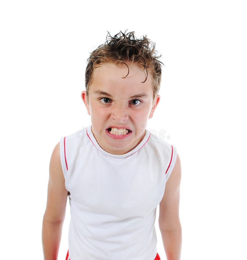 Angry Little Boy Stock Image Image Of Fashion Fight 20093495