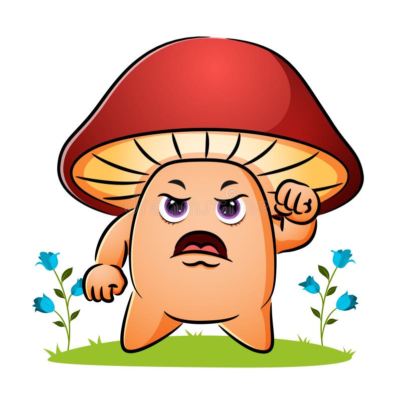 Angry Mushroom Stock Illustrations 523 Angry Mushroom Stock