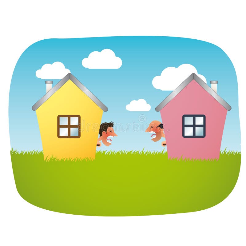 nachbarn clipart house