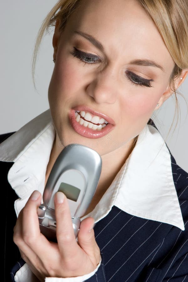Angry on Phone stock photo. Image of copy, angry, boss - 7463076