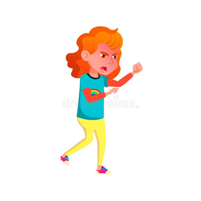 Angry Redhead Girl Fighting with Brother at Home Cartoon Vector Stock  Vector - Illustration of fighting, redhead: 221024673