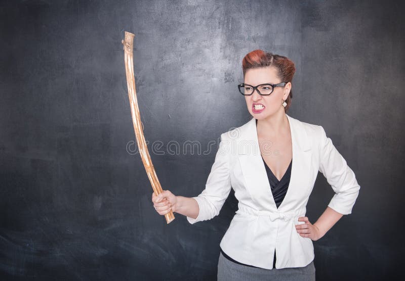angry-screaming-teacher-wooden-stick-bla