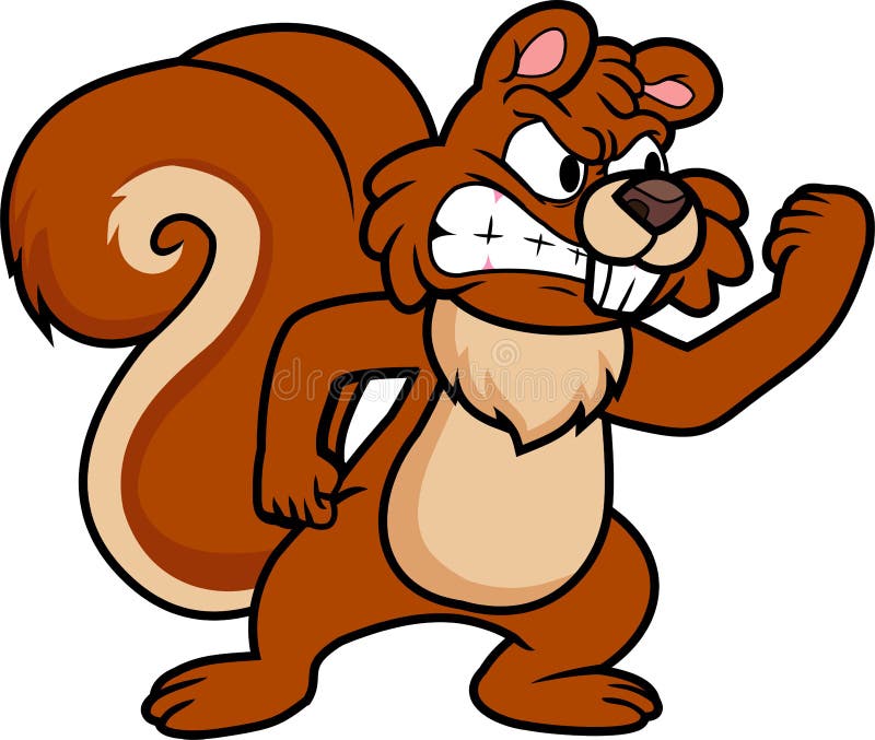 Angry Squirrel Stock Illustrations – 157 Angry Squirrel Stock  Illustrations, Vectors & Clipart - Dreamstime