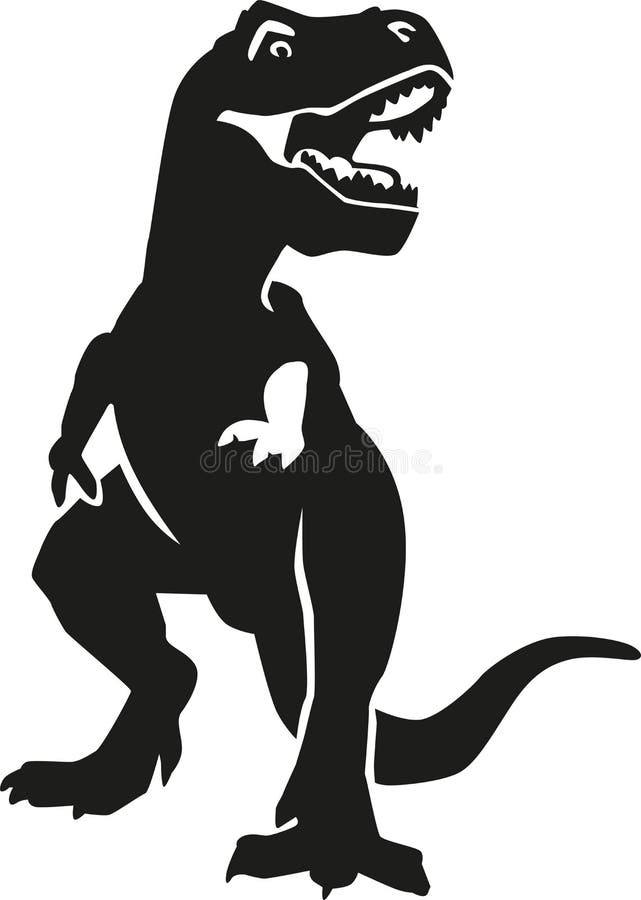 Download Angry tyrannosaurus stock vector. Illustration of ...