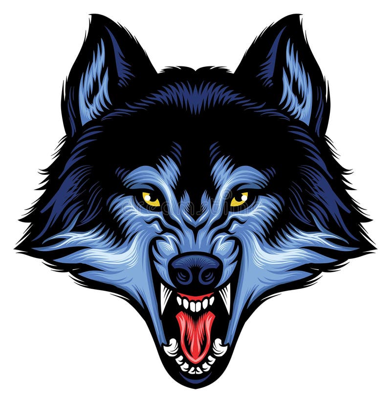 Wolf head mascot. Stock Vector by ©pp_scout 112516668