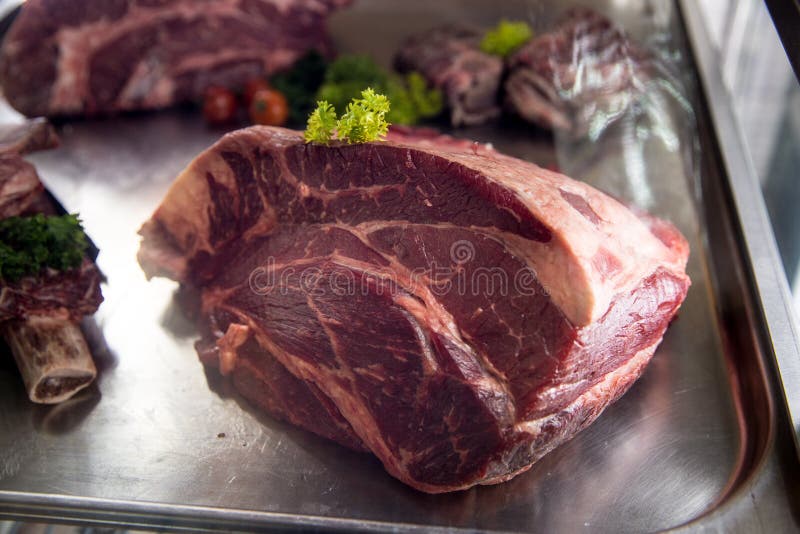 Angus Beef Chuck negro fotos de archivo Angus Beef Chuck negro fotos de archivo