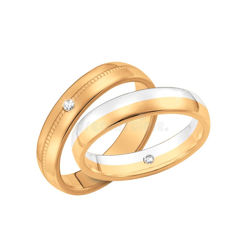 Anillos de bodas del oro en el fondo blanco imagenes de archivo Anillos de bodas del oro en el fondo blanco imagenes de archivo