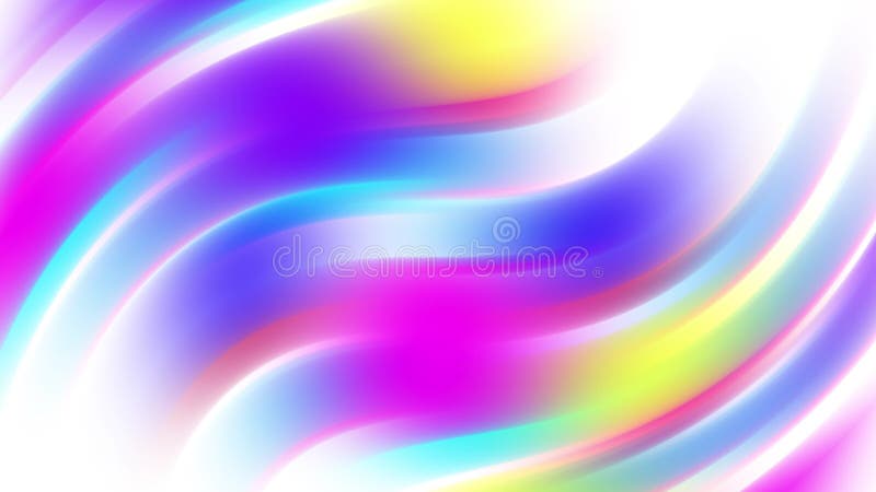 Animación de color. animación de movimiento suave multicolor. stock de ilustración
