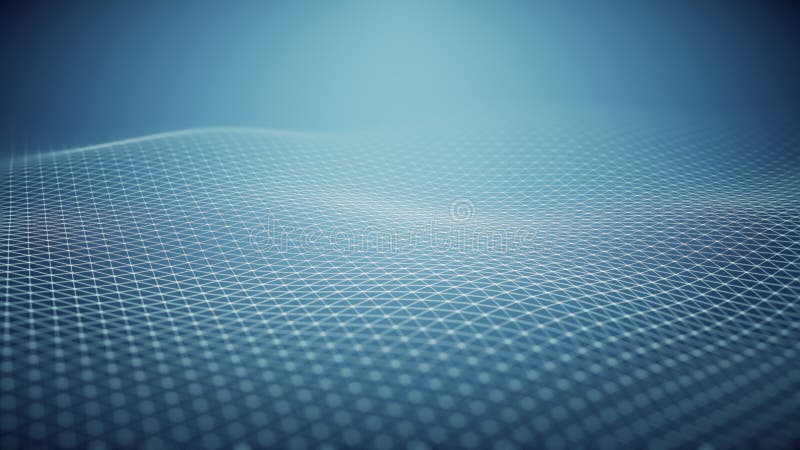 Animación de la composición geométrica abstracta del patrón de malla stock de ilustración