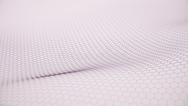 Animación de la composición geométrica abstracta del patrón de malla libre illustration