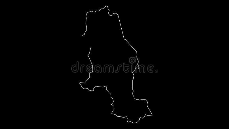 Animación del mapa de norte de santander colombia libre illustration