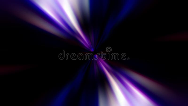 Animación en bucle rotación de rayos radiales de luz multicolor stock de ilustración
