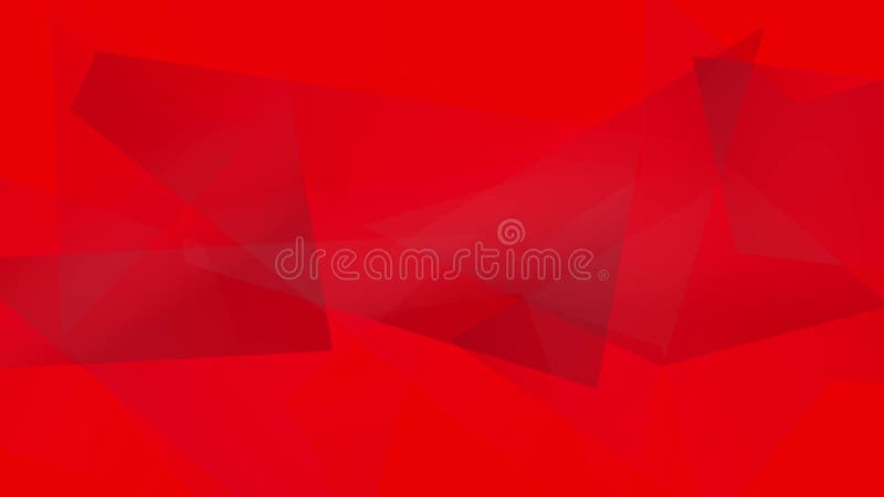 Animación gráfica de fondo de formas abstractas de color rojo brillante