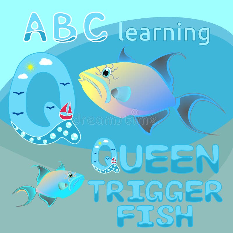 Animal Alphabet Q Letter Queen Triggerfish Vector Colorful Exotic Tropical Fish Ocean Fauna, Funny Sea Life Cartoon Character Grea Stock Vector - Illustration of children, learning: 62568045 Animal Alphabet Q Letter Queen Triggerfish Vector Colorful Exotic Tropical Fish Ocean Fauna, Funny Sea Life Cartoon Character Grea Stock Vector - Illustration of children, learning: 62568045
