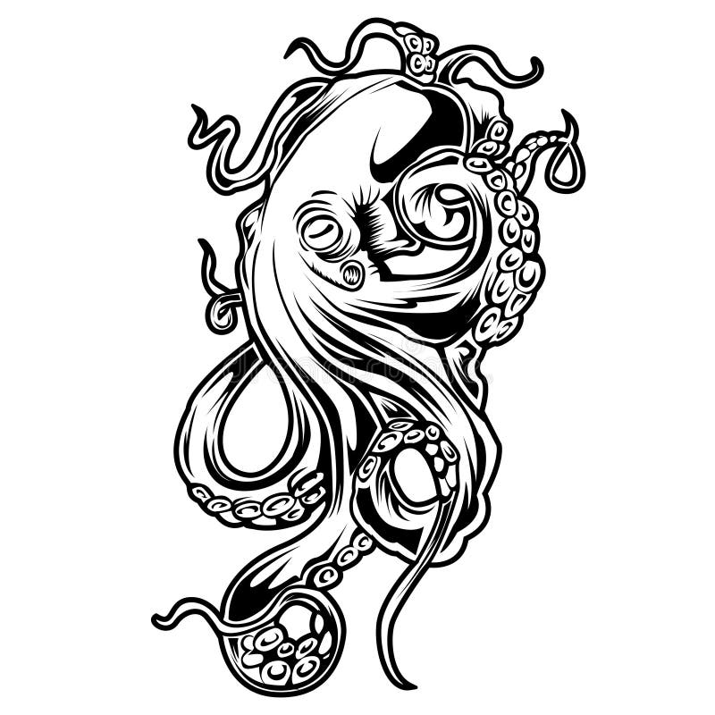 Octopus Tattoo Stock Illustrations – 4,638 Octopus Tattoo Stock  Illustrations, Vectors & Clipart - Dreamstime