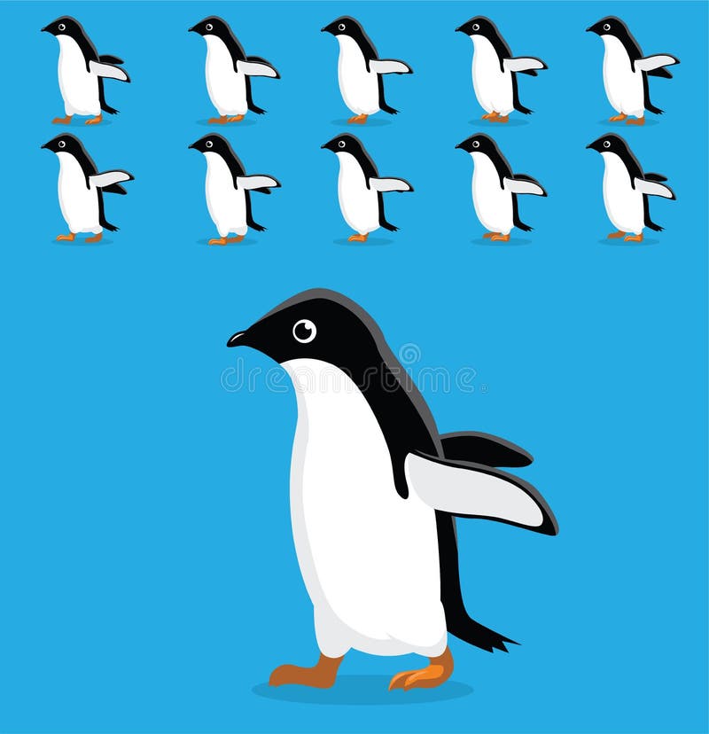 Animal Animation Sequence Adelie Penguin Cartoon Vector Stock Vector - Illustration of cute, frame: 198883744 Animal Animation Sequence Adelie Penguin Cartoon Vector Stock Vector - Illustration of cute, frame: 198883744