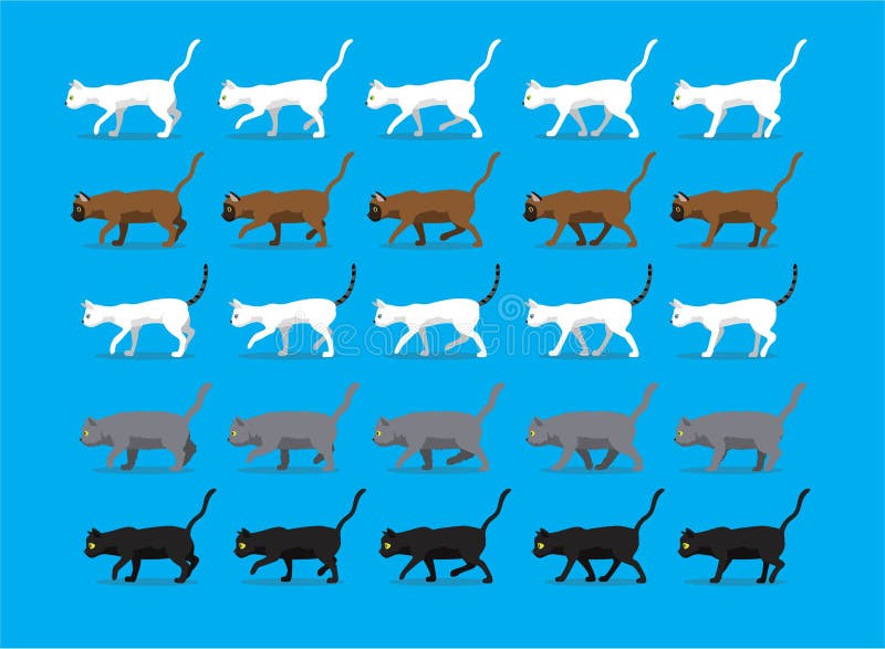 Frame Animation Cat Stock Illustrations – 191 Frame Animation Cat Stock  Illustrations, Vectors & Clipart - Dreamstime