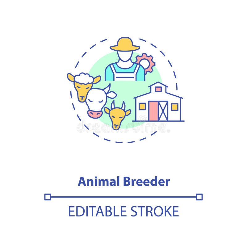 Animal Breeder Concept Icon Stock Vector - Illustration of graphic, circle: 201808515 Animal Breeder Concept Icon Stock Vector - Illustration of graphic, circle: 201808515