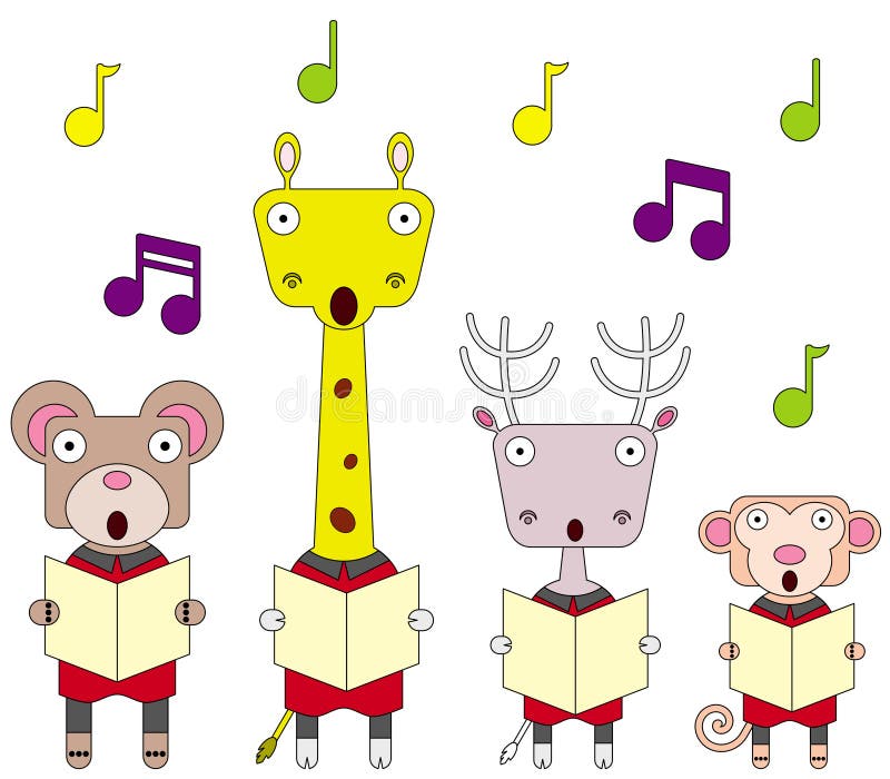 Animals Singing Stock Illustrations – 2,523 Animals Singing Stock  Illustrations, Vectors & Clipart - Dreamstime