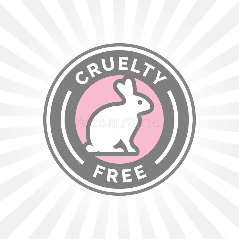 Download Animal Cruelty Free Icon Design With Rabbit Vector Badge ...